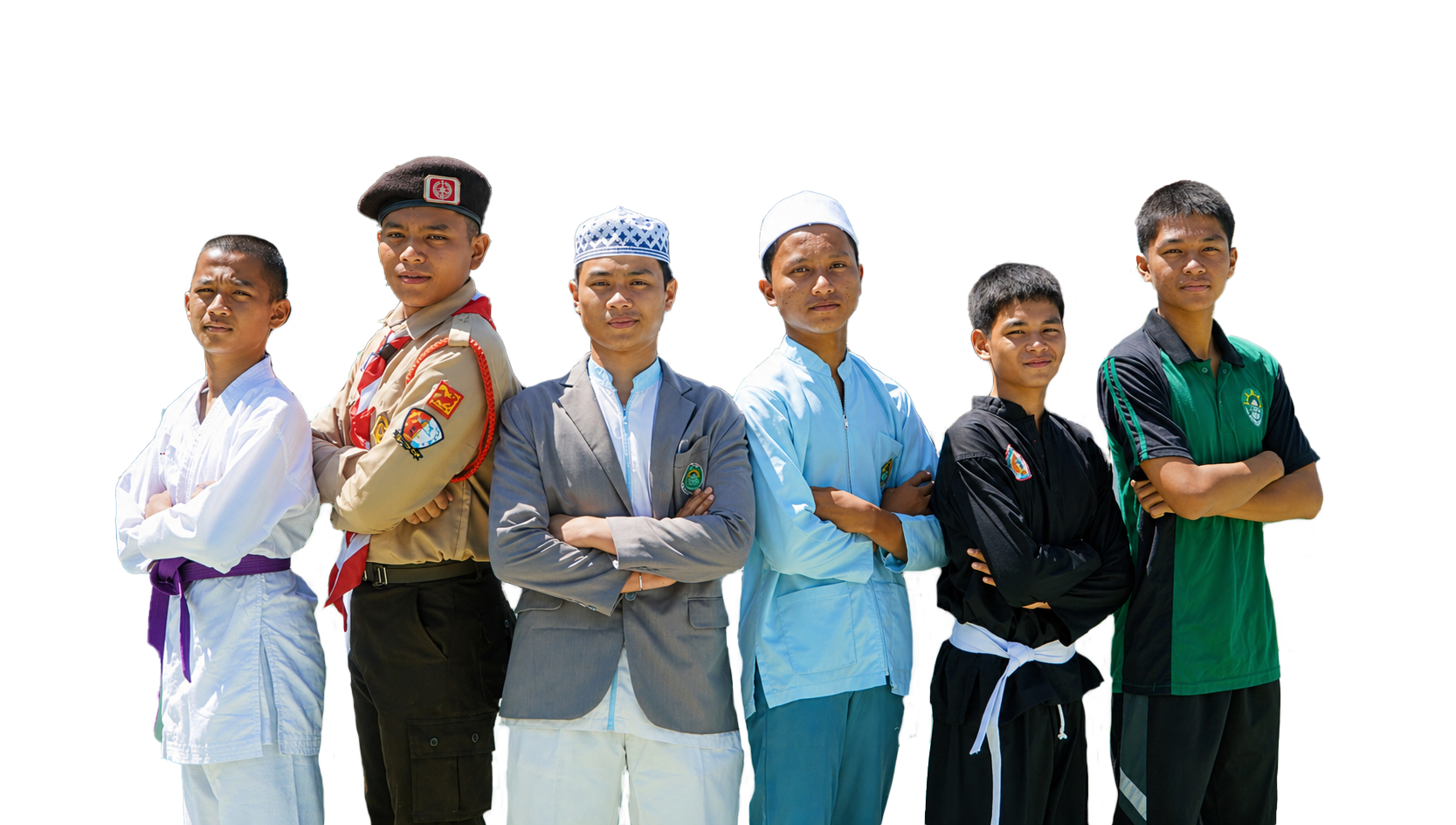 Siswa MTs Putra DDI Mangkoso